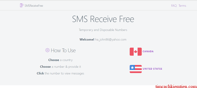 SMSReceiveFree：https://smsreceivefree.com