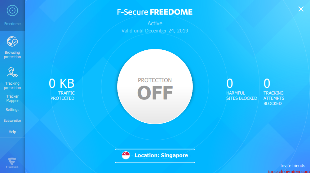 Miễn phí 1 năm F-Secure Freedome VPN 2020