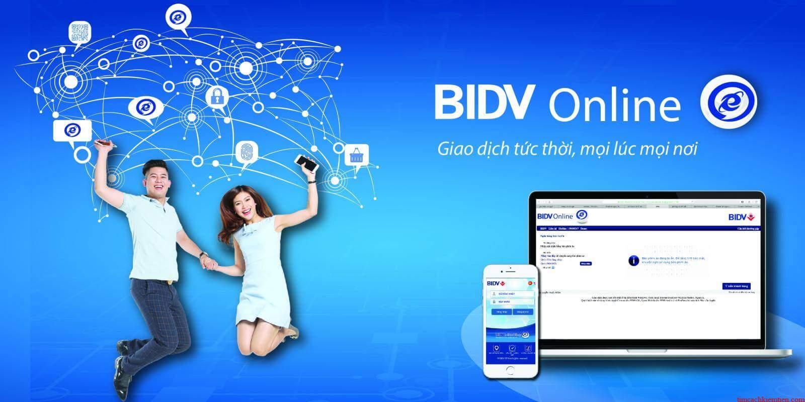 BIDV Online - Dịch vụ ngân hàng trực tuyến hàng đầu hiện nay